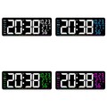 Digitale Wanduhr mit großem Display 16 Zoll und Fernbedienung