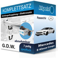 G.D.W. Anhängekupplung abnehmbar und E-Satz für Mercedes E-Klasse Coupe 17- PKW