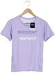 Superdry T-Shirt Damen Shirt Kurzärmliges Oberteil Gr. EU 36 Flieder #t7n512n