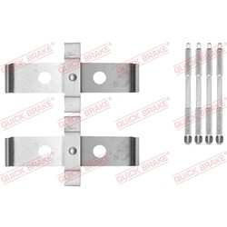 ORIGINAL® Quick Brake 109-1876 Zubehörsatz, Scheibenbremsbelag Vorne passend