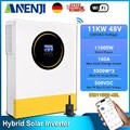 11kW Hybrid Solar Wechselrichter 230V 48V On Off Grid MPPT WIFI Pure Sine Wave