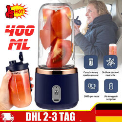 400+400ml Standmixer Smoothie Maker Zerkleinerer Multifunktion Mixer Milchshaker