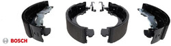 BOSCH 0986487312 Bremsbackensatz 4 Bremsbacken Trommelbremse für VW 