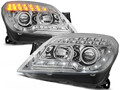 Scheinwerfer Set mit TFL Optik für Opel Astra H BJ 03/04-10 Klar Chrom LED Blink