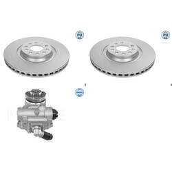 MEYLE PD-BREMSENSET 340mm VORNE passend für VW PASSAT 3C 3G B7 B8 + CC 358 357VA 340x30mm / NUR für PR-Nummer 1LA, 1LB