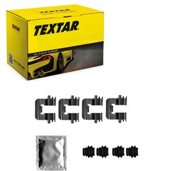 TEXTAR MONTAGE-SATZ BREMSBELÄGE ZUBEHÖR HINTEN passend für HYUNDAI I30 KIA CAREN
