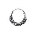 925 Silber Ohrringe Keltische CREOLE SINGLE/PAAR Gothic Celtic Bali Ohrpiercing