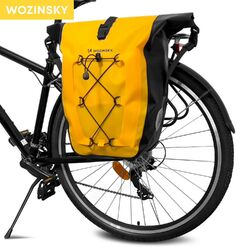 Fahrradtasche Gepäckträgertasche Reisetasche Wasserdichte Tasche Wozinsky 25L