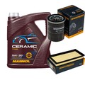 DENCKERMANN Inspektionspaket 5L MANNOL Ceramic 5W-30 passend für Mitsubishi