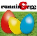 runninGegg rot Spielei Spielball Hunde Spielzeug 27cm x 17cm 