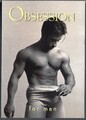 Parodie Promo Postkarte für Calvin Kleins OBSESSION Duft für Männer. Versandkostenfrei