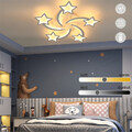 Acryl LED Stern Deckenlampe Dimmbar Kinderzimmer Deckenleuchte Fernbedienung APP