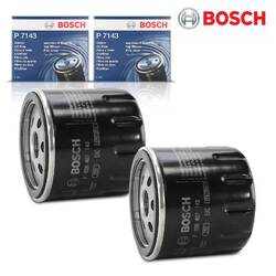 2X BOSCH F026407143 FILTER ÖLFILTER FÜR VW GOLF CUPRA AUDI A3 A4 A5 SEAT SKODA