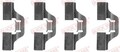 Quick Brake Zubehörsatz, Scheibenbremsbelag 109-1211 für AUDI CITROËN DS