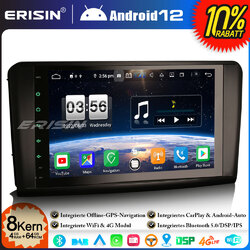 8-Kern Android 12 Autoradio GPS Navi Mercedes ML/GL Klasse W164 X164 CarPlay DAB