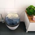 banjado softclose WC-Sitz anthrazit Toilettendeckel Absenkautomatik Alpen