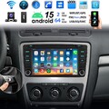 Android15 2+64G Autoradio Apple Carplay GPS +DAB für Skoda Octavia Yeti Roomster