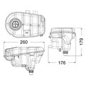 ORIGINAL® Mahle Ausgleichsbehälter, Kühlmittel für Audi A6 C7 Avant A6 C7 A7