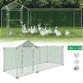3 x 1m Hühnerstall Freilaufgehege Kleintierstall Verzinkter für Hühner Kaninchen