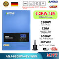 6200W Hybrid MPPT Solar Wechselrichter Off Grid 120A Reine Sinuswelle Inverter