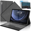 Beleuchtet Tastatur Hülle Für Samsung Galaxy Tab S9 S9 S10 FE S8 S7 mit Touchpad