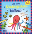 Ausmalbilder für Kita-Kinder: Das dicke Kindergarten-Malbuch: Weiterkritzeln: Mi