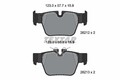 Bremsbelagsatz Scheibenbremse Hinterachse für BMW MINI 1 2 Gran Coupe X2