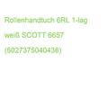 Rollenhandtuch Slimroll 1-lagig weiß 6 Rollen à 165 m SCOTT 6657 (5027375040436)