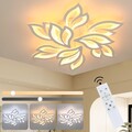 Dimmbar 60W LED Deckenleuchte Deckenlampe Fernbedienung RGB Beleuchtung Schlaf