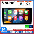 DAB+ CarPlay 2G+64GB Android 14 Autoradio Für Ford Transit MK7 Focus GPS Navi FM
