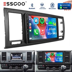 9" Android 14 Apple CarPlay Autoradio Für VW T6 Transporter Multivan GPS Navi BT
