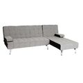 Schlafsofa HWC-K22, Couch Ecksofa Sofa, Liegefläche links/rechts Schlaffunktion