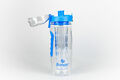 Trinkflasche mit Fruchteinsatz Infuser Wasserflasche Sportflasche Blau  Bumper