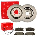 TRW BREMSSCHEIBEN 360mm+ BELÄGE VORNE passend für LAND ROVER DISCOVERY 4 L319