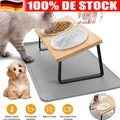 Napfstation Katzennapf Doppelnapf Napfset Napfbar Näpfe erhöhter Fressnapf Katze