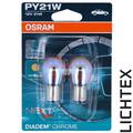 PY21W OSRAM DIADEM Chrome - Modernster Design - Scheinwerfer Lampe