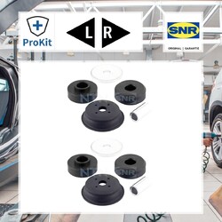2x ORIGINAL® Snr Reparatursatz, Federbeinstützlager Vorne, Links, Rechts