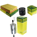 MANN-FILTER Inspektionspaket Filtersatz für Opel Vectra C Vauxhall Signum 1.8