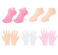 1Paar Fußpflege-Socken Spa-Silikon feuchtigkeitsspendendes Gel Anti-Riss-Schutz