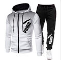 2PS Herren Hoodie Trainingshose Bottoms Jogging Trainingsanzug Freizeit Neue