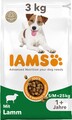 IAMS Trockenfutter Lamm für erwachsene Hunde ab 1 Jahr 3 kg kleine &