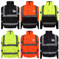 Hi Vis Viz Bomberjacke Warnschutz Sicherheit Arbeitskleidung Security Jacken Neu