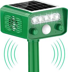 Baoduu Solar Katzenschreck Ultraschall Tiervertreiber Katzenabwehr 2025 Upgrade