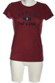 ABERCROMBIE & FITCH Print-Shirt Damen Shirt Gr. DE 36 rot Casual-Look