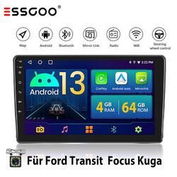 Android 13 Autoradio Carplay Für Ford Transit Bus S-Max Focus Kuga GPS Navi +KAM