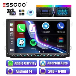 Android14 DAB+ Carplay Autoradio GPS NAVI Cam Für VW GOLF 5 6 Touran Tiguan Polo