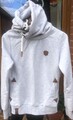Naketano Jacke, Sweatjacke,  Gr.38 M Hellgrau, Grau