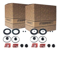 2X FEBEST REPARATURSATZ BREMSSATTEL VORNE passend für TOYOTA AURIS COROLLA PREMI