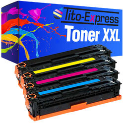 XXL Toner für HP 203A Color LaserJet Pro MFP M 254 DNW DW NW 280 NW 281 FDN 281Platinum Premiumtoner mit XXL-Inhalt und Chip!!