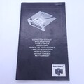 Nintendo 64 N64 Controller Pak Anleitung ✩ Spieleanleitung ✩ Instruction Booklet